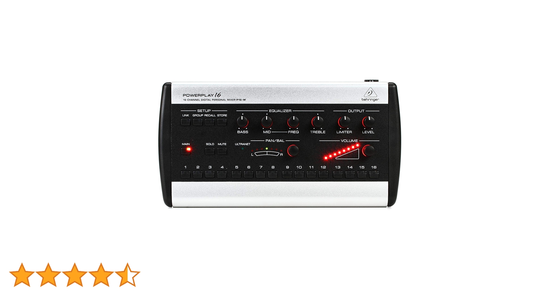 Behringer P16-M PowerPLAY 16-Channel Digital Personal Mixer